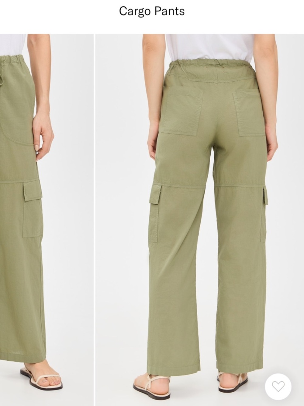 XiRENA Olive Utility Straight-Leg Cargo Pants